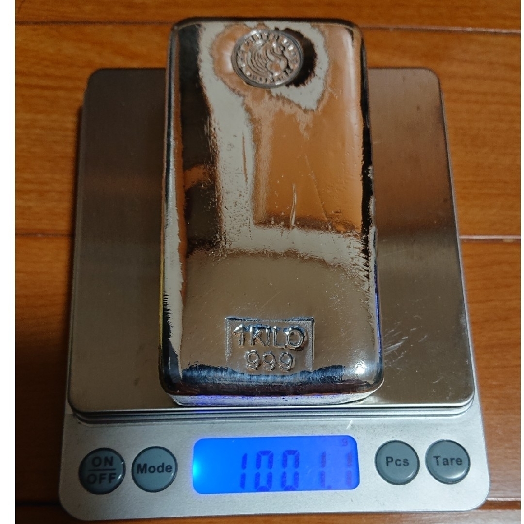 純銀 　インゴット　1000ｇ