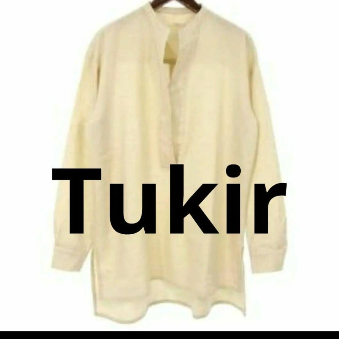 型番Tukir Day dress カシミヤ ウール プルオーバー デイドレスシャツ