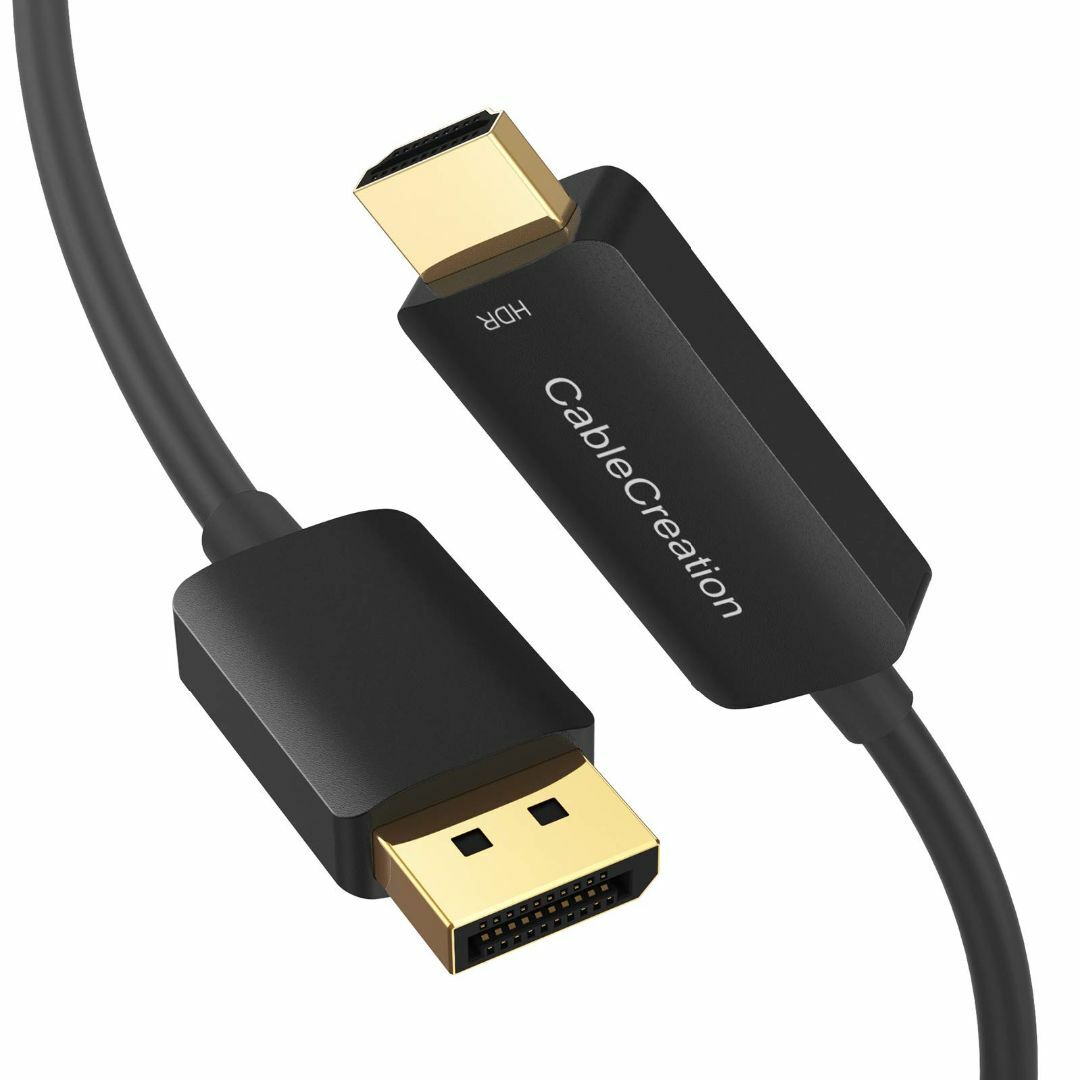 【サイズ:2.5M/アクティブ_色:ブラック】Displayport HDMI