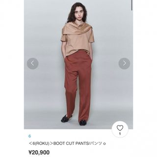 ロク パンツの通販 800点以上 | 6 (ROKU)のレディースを買うならラクマ