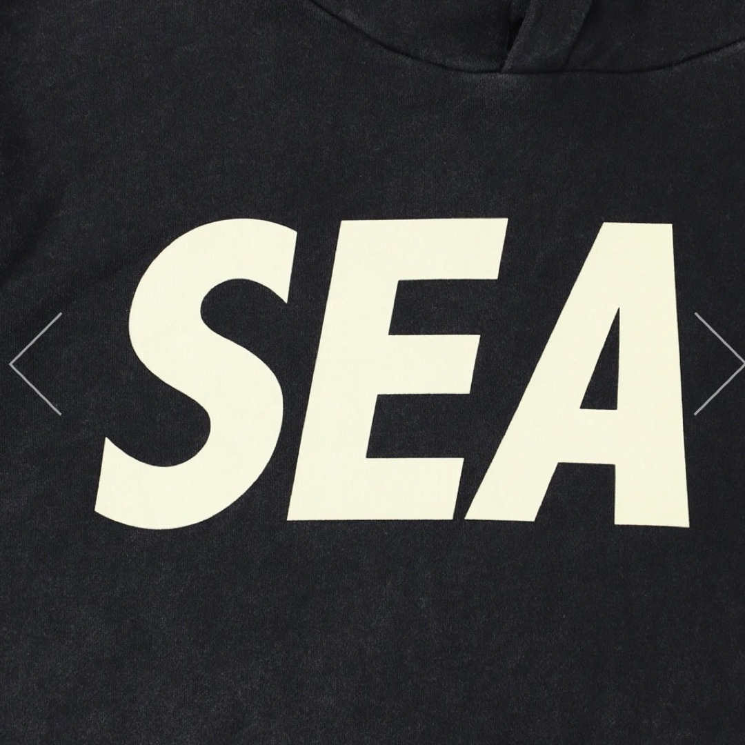 ウィンダンシー SEA SULFER HOODIE/BLACK パーカーwindandsea