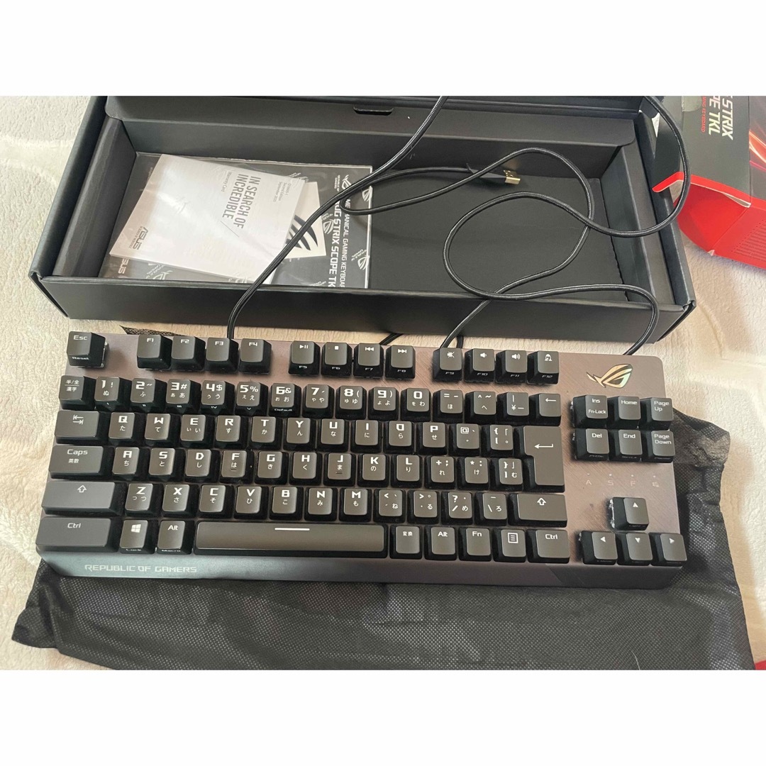 ROG STRIX SCOPE TKL 銀軸　SV/JPスマホ/家電/カメラ