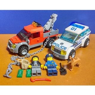 レゴ(Lego)のレゴ★シティ ポリス ステーション 警官・泥棒＆パトカー・逃走車両 美品 人気(その他)