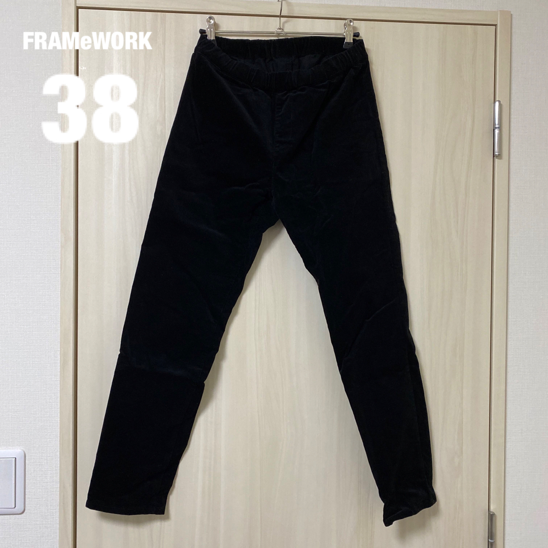 FRAMeWORK(フレームワーク)のFRAMeWORK フレームワーク 細コールレギンスパンツ レディースのパンツ(カジュアルパンツ)の商品写真