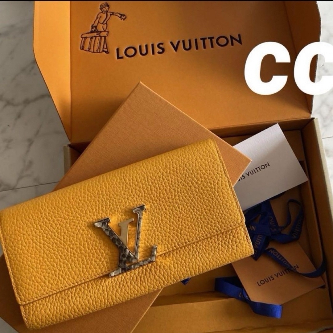 LOUIS VUITTON(ルイヴィトン)の◆ Louis Vuittonルイヴィトン♧新品♧ポルトフォイユ♧カプシーヌ◆ レディースのファッション小物(財布)の商品写真