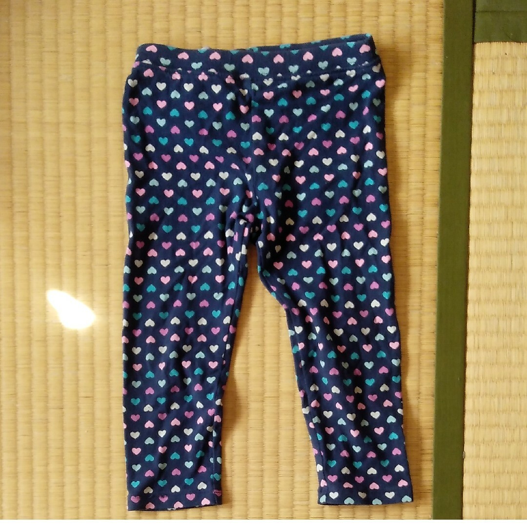 babyGAP(ベビーギャップ)のベビーギャップ　ハート柄　レギンス　95 キッズ/ベビー/マタニティのキッズ服女の子用(90cm~)(パンツ/スパッツ)の商品写真