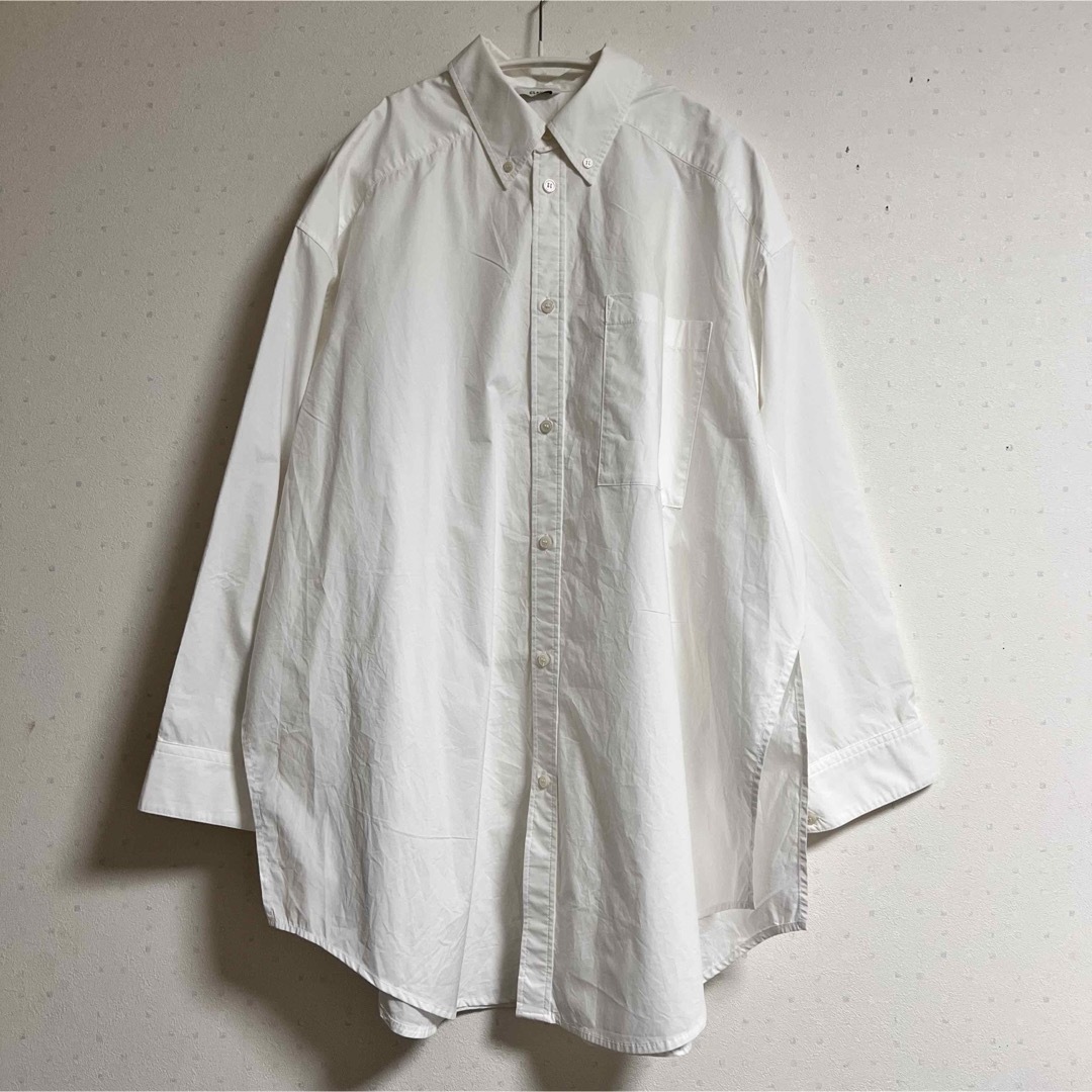 CLANE HUGE シャツ ホワイト 美品 ビックシャツ