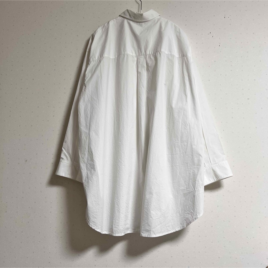 CLANE HUGE シャツ ホワイト 美品 ビックシャツ