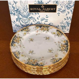 ロイヤルアルバート(ROYAL ALBERT)の【英国ビンテージ】ロイヤルアルバート★ロイヤルアスコット★ケーキ皿　6枚(食器)