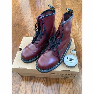 ドクターマーチン(Dr.Martens)のドクターマーチン 1460 8ホールブーツ cherry red 24cm(ブーツ)