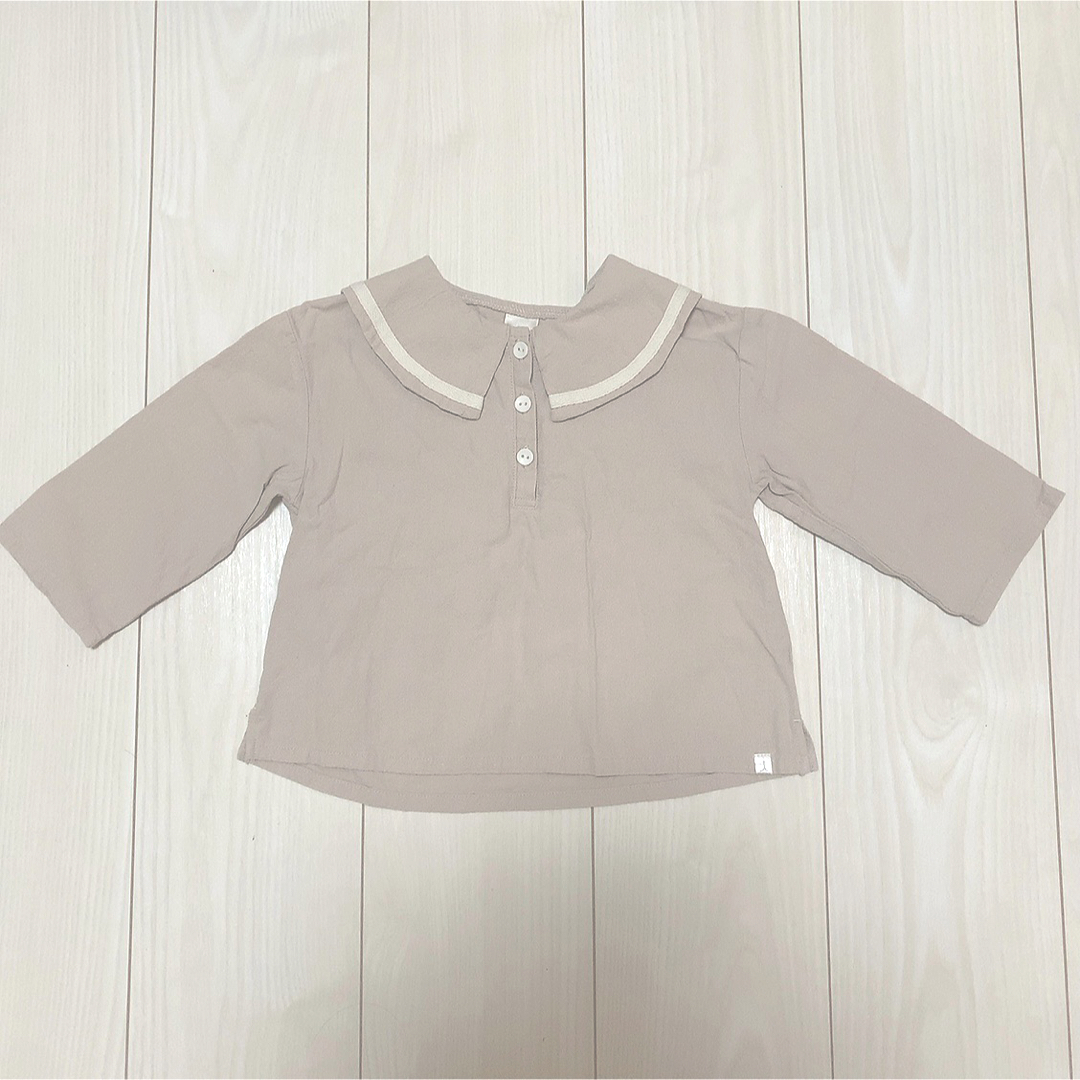 tete a tete(テータテート)のテータテート　セーラー襟　トップス キッズ/ベビー/マタニティのキッズ服女の子用(90cm~)(Tシャツ/カットソー)の商品写真