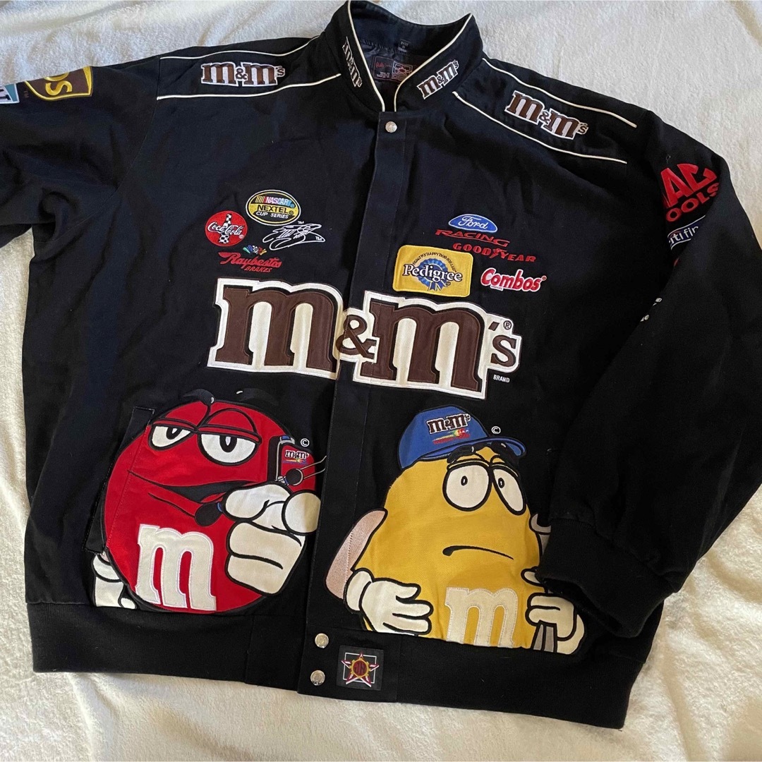 NASCAR ナスカー レーシングジャケット m&m’s 6XL ビッグサイズ