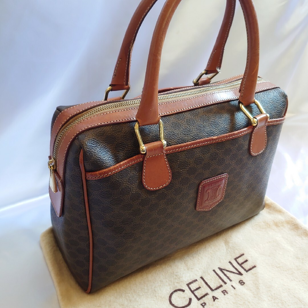 celine - 美品 CELINE マカダム柄 ハンドバッグの通販 by モジーコ's