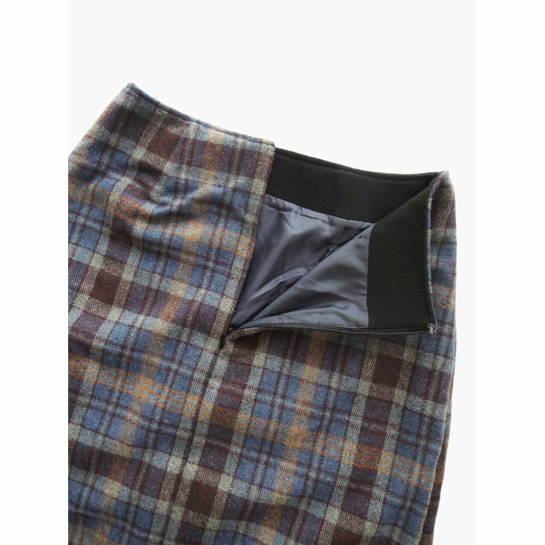 URBAN RESEARCH ROSSO(アーバンリサーチロッソ)の新品 アーバンリサーチROSSO 秋冬 チェックドッキングデザインタイトスカート レディースのスカート(ロングスカート)の商品写真