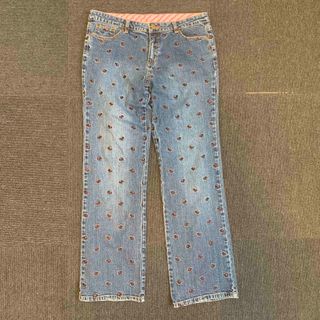 リーバイス(Levi's)のヴィンテージデニム 刺繍 犬柄(デニム/ジーンズ)