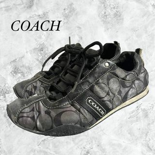 専用COACHスニーカー黒サンダル2点