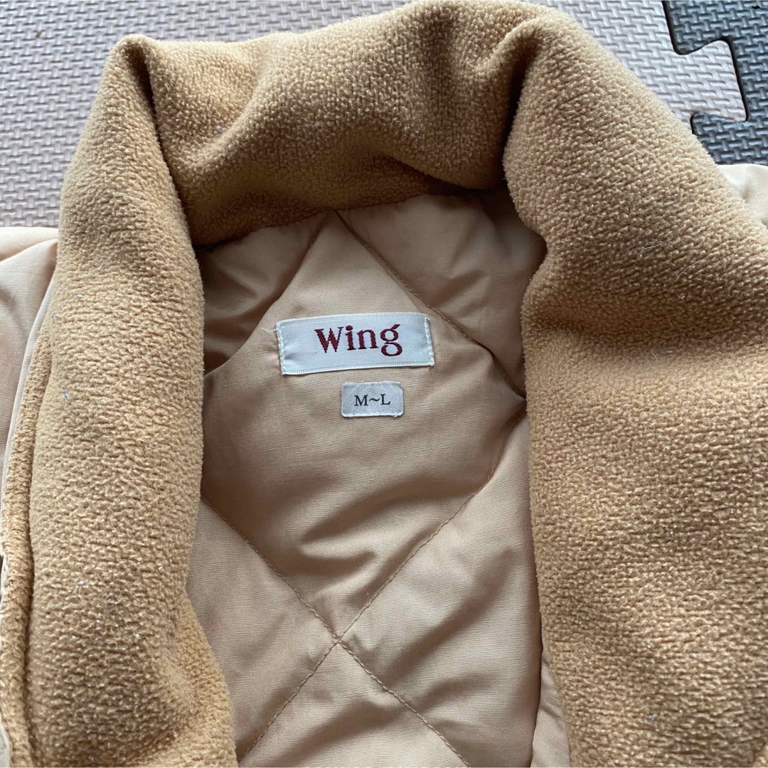 Wing(ウィング)のWing ワコール ウイング 中綿ダウン ルームウェア ベスト ベージュ レディースのルームウェア/パジャマ(ルームウェア)の商品写真