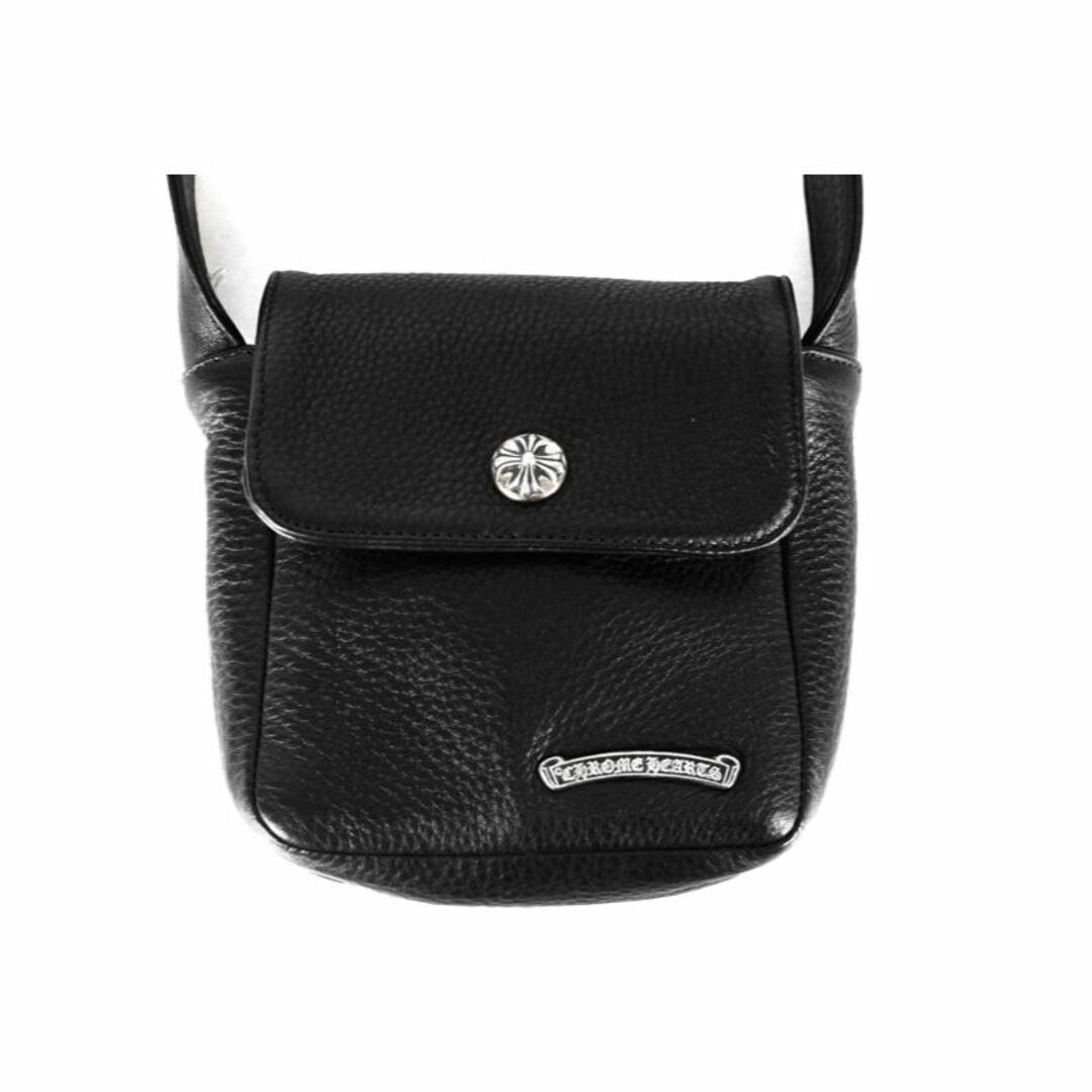 クロムハーツ CHROME HEARTS ■ 【  Mini Shoulder Bag 】 ポシェット ミニ ショルダー レザー バッグ s2086