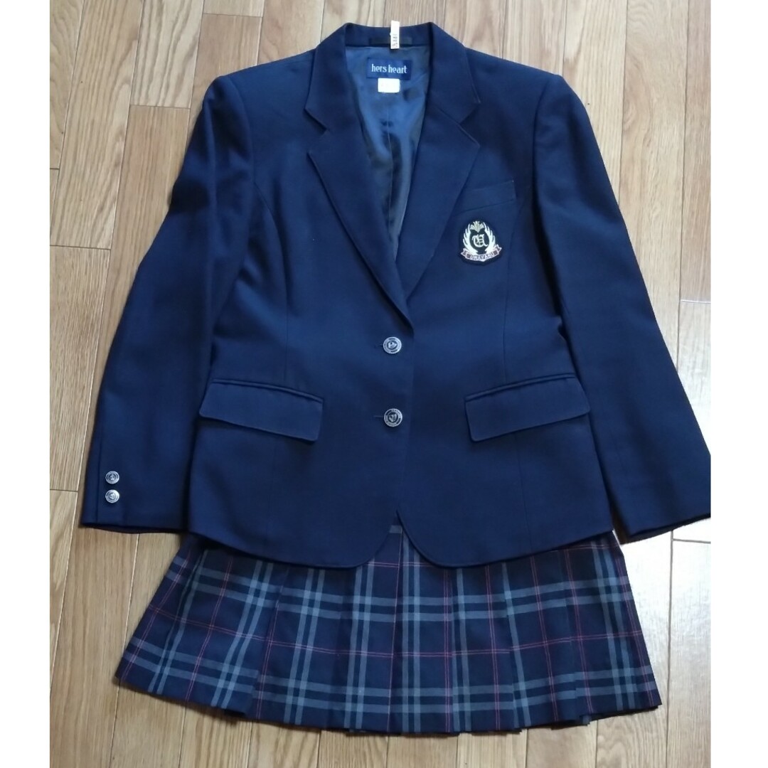 制服上下　リボン付き　高校 レディースのレディース その他(セット/コーデ)の商品写真