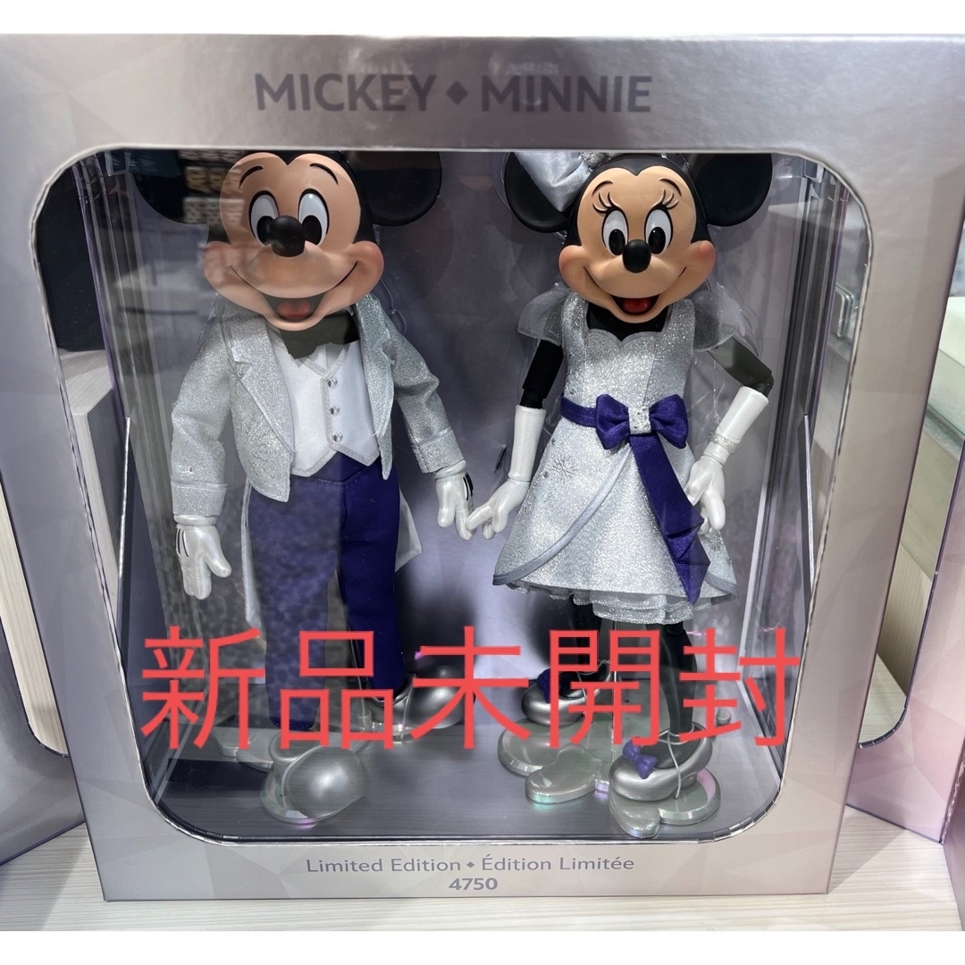 ディズニーストア　disney100 ミッキー＆ミニー　フィギュア