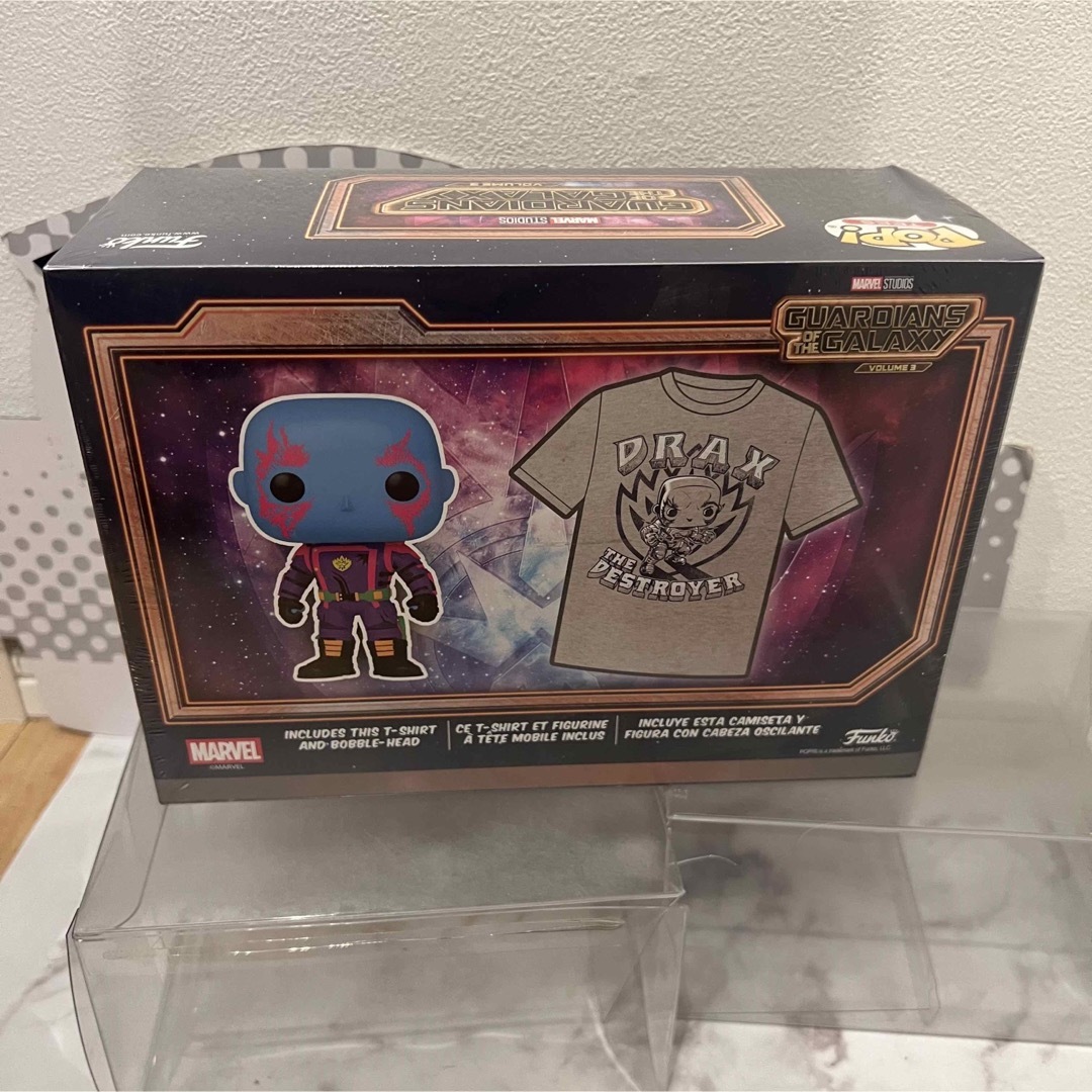 MARVEL(マーベル)のFUNKO POP! 　ドラッグス　ブラックライト　TシャツBOX エンタメ/ホビーのフィギュア(アメコミ)の商品写真