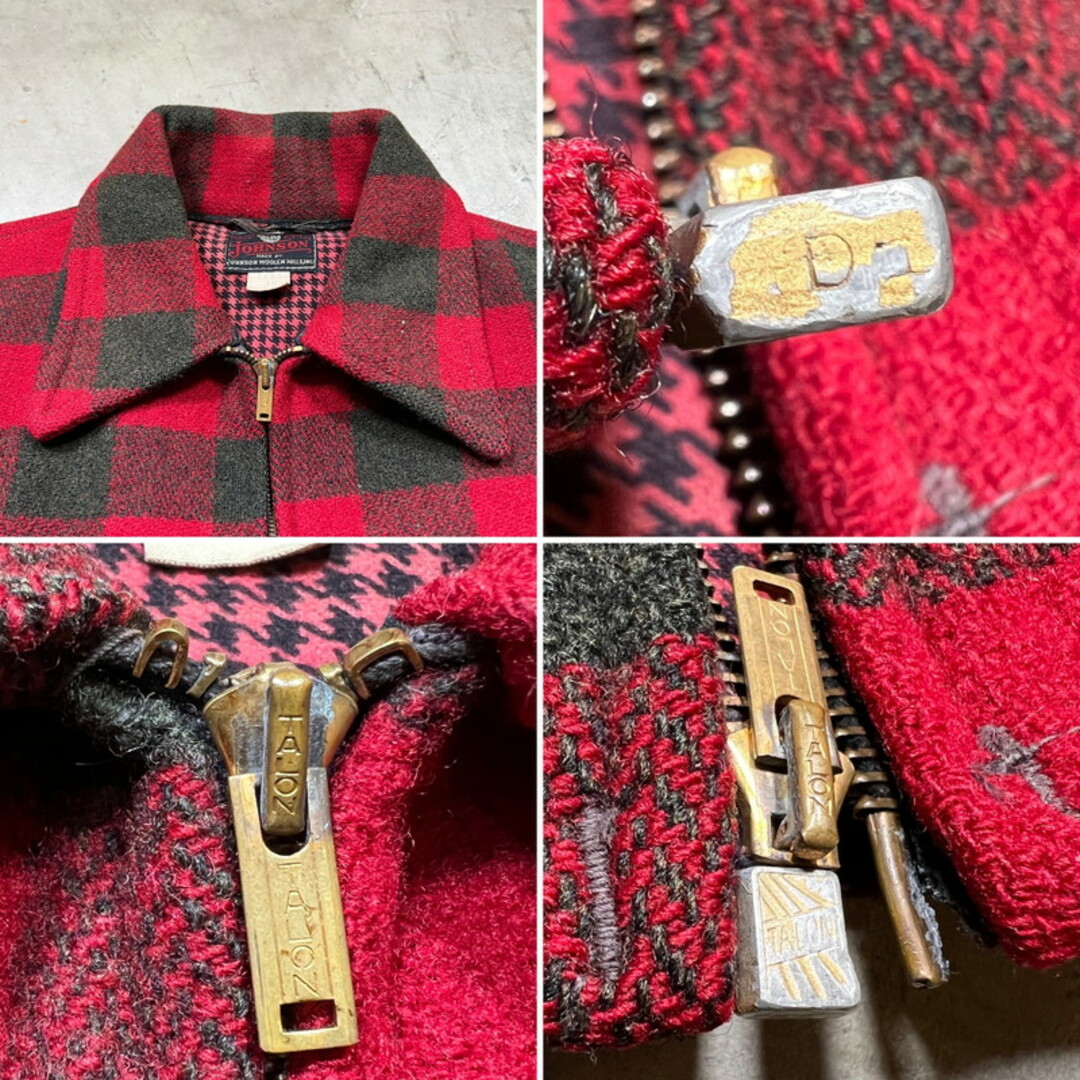 40's JOHNSON WOOLEN MILLS ウールスポーツジャケット 1940年の通販 by