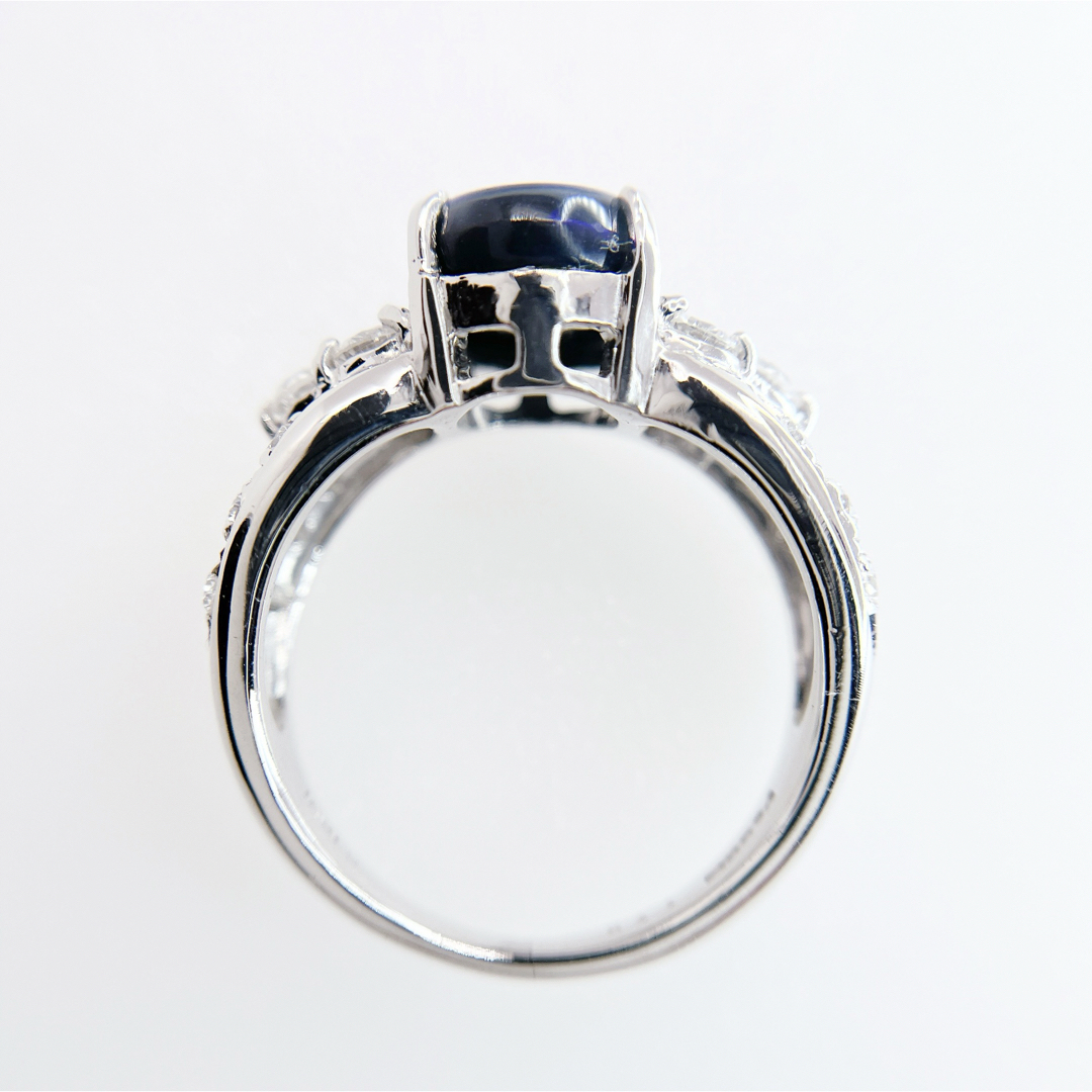リング ブラックオパール 1.73ct ダイヤモンド プラチナ 指輪  レディースのアクセサリー(リング(指輪))の商品写真