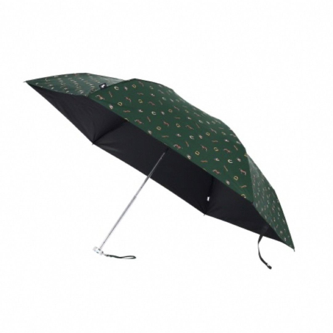 【新品】日傘　晴雨兼用　ポロ ラルフ ローレン 馬具柄 折りたたみ傘　グリーン 2