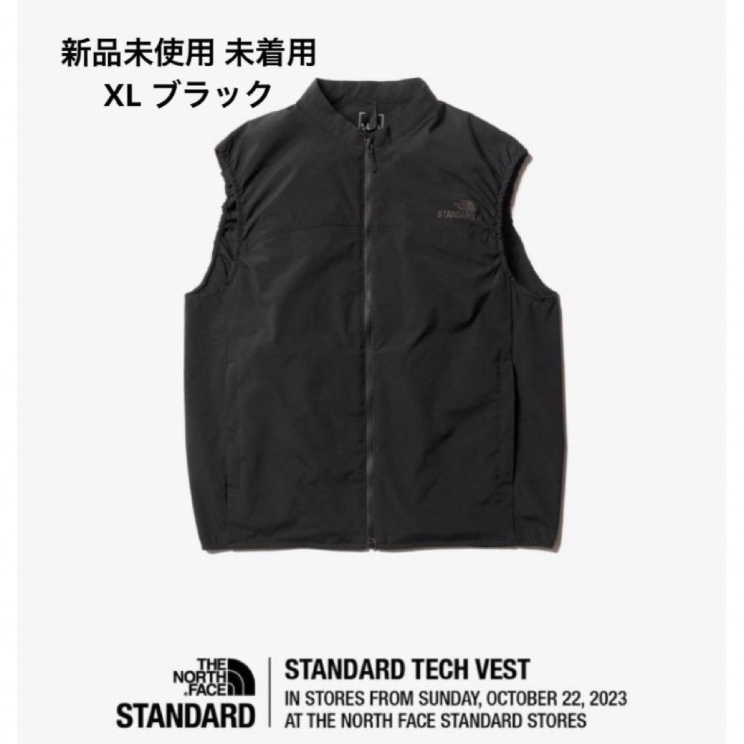 新品未使用 XL ブラック ノースフェイス スタンダード TECH VEST