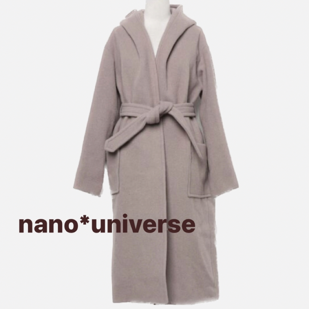 nano・universe(ナノユニバース)のナノユニバース ロングコート アウター 冬服 秋服 レディースコート レディースのジャケット/アウター(ロングコート)の商品写真