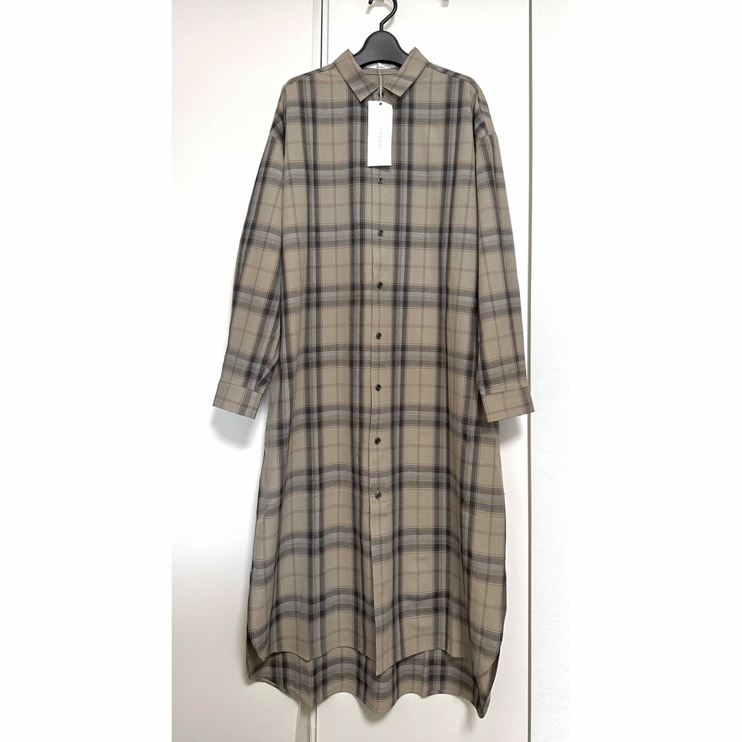 tumugu - 【新品タグ付き】LAITERIE レイトリー チェック ロングシャツ
