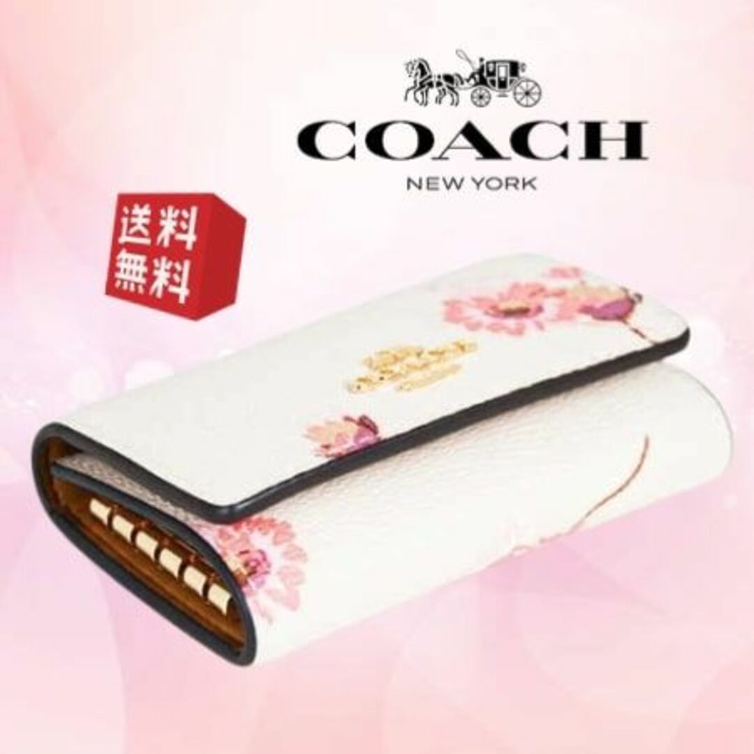 ◆新品 未使用◆COACH コーチ ５連キーケース コンパクト CO-303