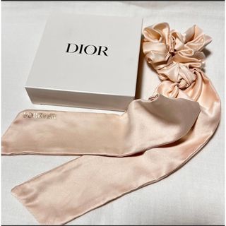 クリスチャンディオール(Christian Dior)のChristian Dior ディオール ノベルティ ボウタイ シュシュ 新品♪(ヘアゴム/シュシュ)