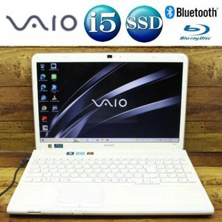 大特価 初期設定済み VAIO ノートパソコン メモリ増量済み♪ 早い者勝ち♪天板傷あり