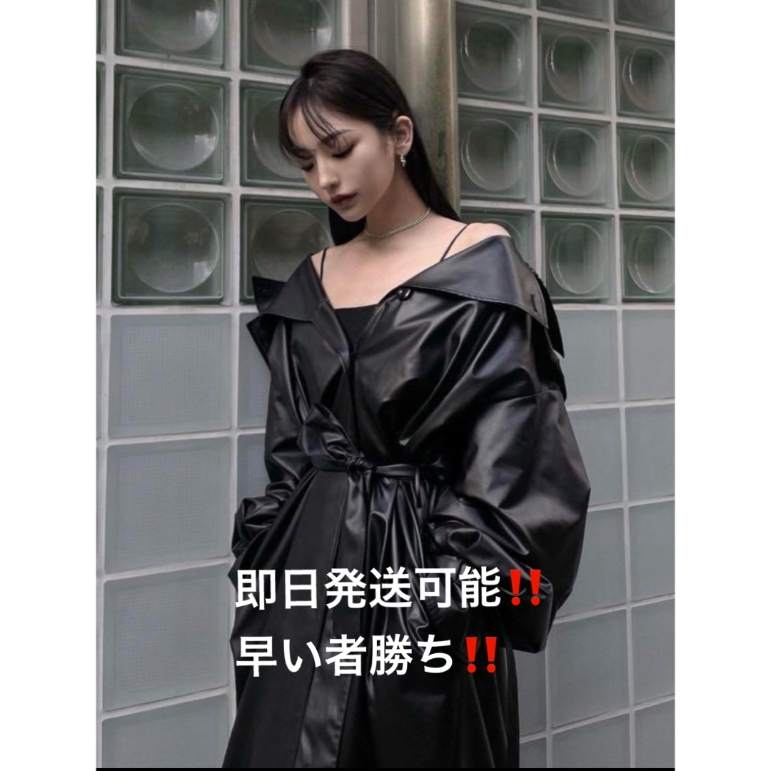 Bubbles(バブルス)のmelt the lady wing collar trench coat レディースのジャケット/アウター(トレンチコート)の商品写真