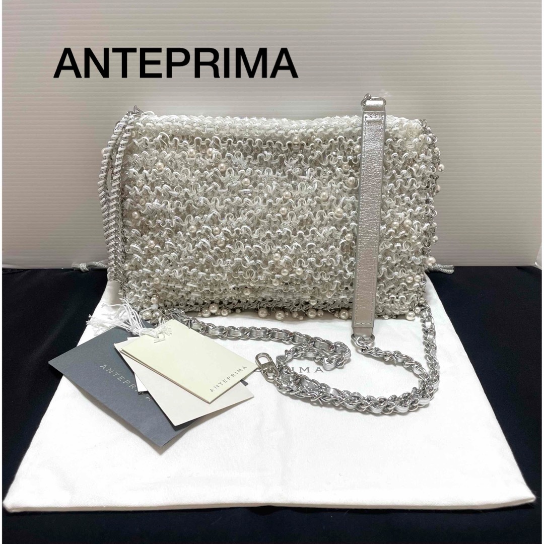 ✨美品✨ ANTEPRIMA ワイヤーバッグ ハンドバッグ グリッター ラウンド