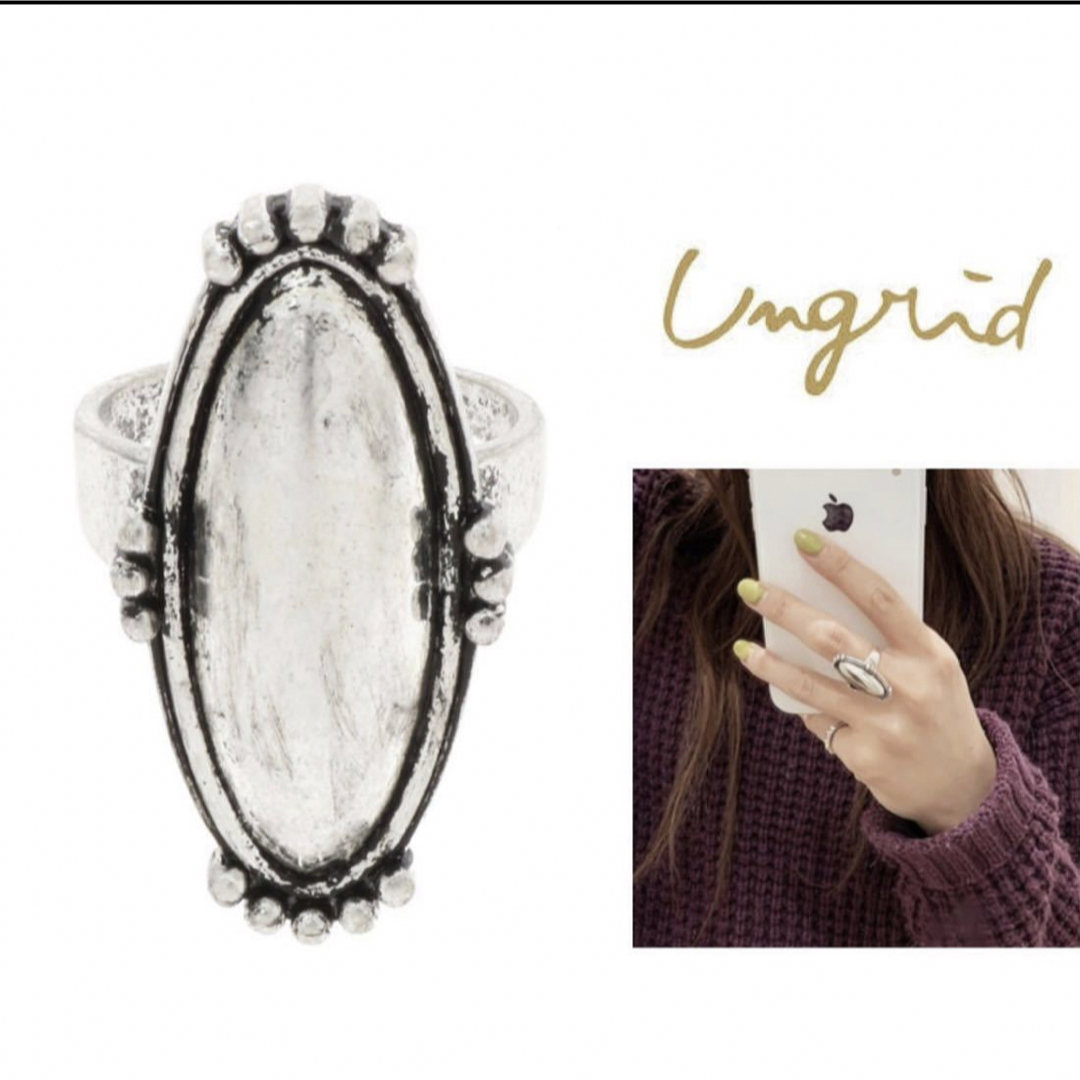 Ungrid(アングリッド)のアングリッド　指輪　リング　ネイティブモチーフリング　シルバーリング　アクセサリ レディースのアクセサリー(リング(指輪))の商品写真