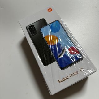 アンドロイド(ANDROID)のるれろ様用【新品】Redmi Note 11 スターブルー SIMフリー(スマートフォン本体)