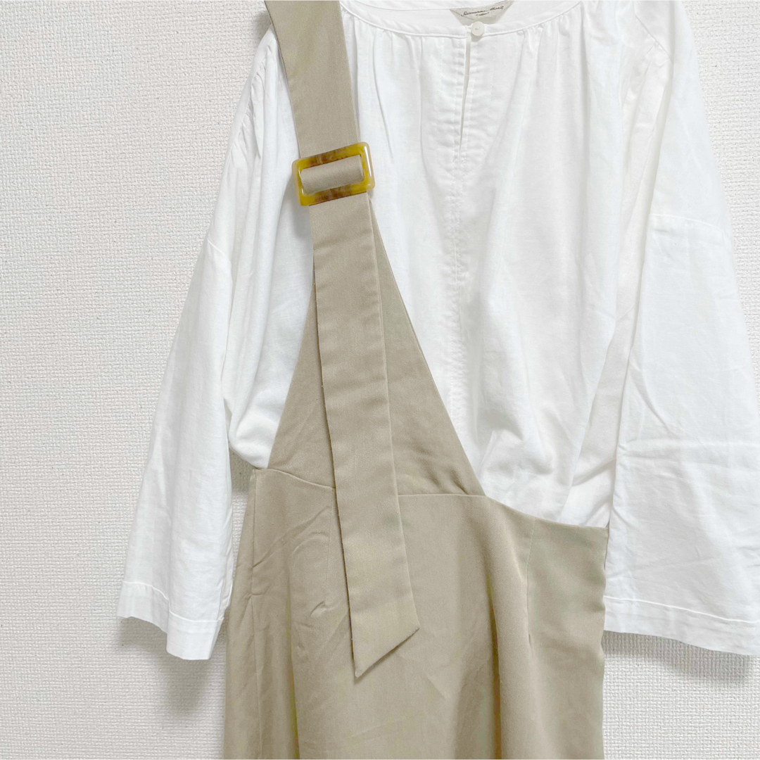 SELECT MOCA(セレクトモカ)の【SELECT MOCA】ワンショルダージャンパースカート レディースのスカート(ロングスカート)の商品写真