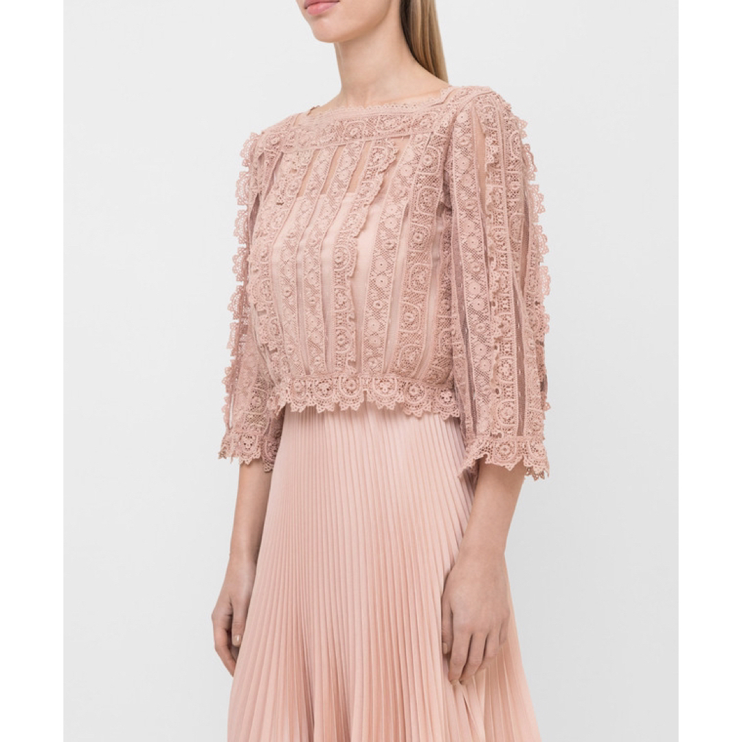 RED VALENTINO(レッドヴァレンティノ)のRED VALENTINO  レース チュール ブラウス レディースのトップス(シャツ/ブラウス(長袖/七分))の商品写真