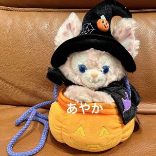 上海ディズニー　ハロウィン新作　リーナベルかぼちゃぬいぐるみショルダーバッグ