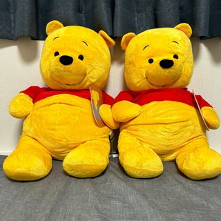 クマノプーサン(くまのプーさん)の【新品未使用！】くまのプーさん ごろ寝超超BIG DX ぬいぐるみ 2点(ぬいぐるみ)