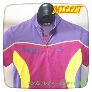 【未使用】MILLET ミレー 半袖トップス  ハーフジップ  Tシャツ ウェア(登山用品)