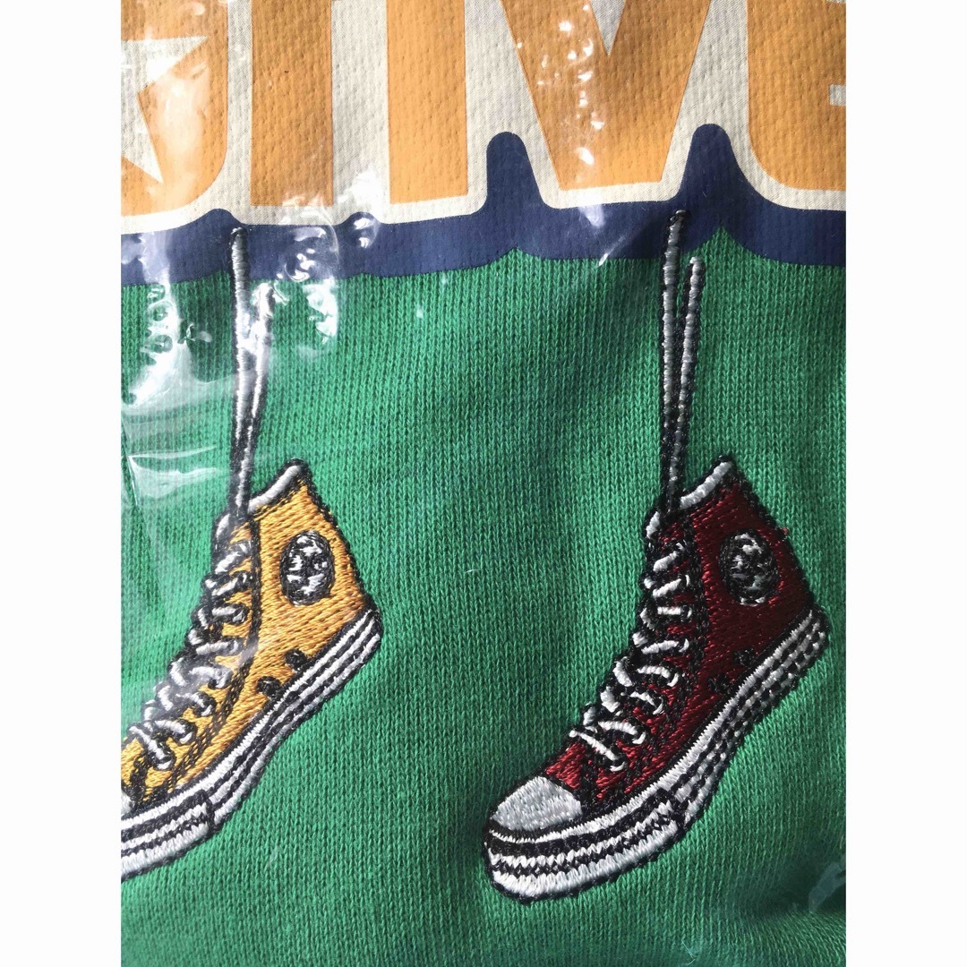 CONVERSE(コンバース)の【CONVERSE／コンバース】クルーネックスウェット 刺繍 トレーナー・L緑 メンズのトップス(スウェット)の商品写真