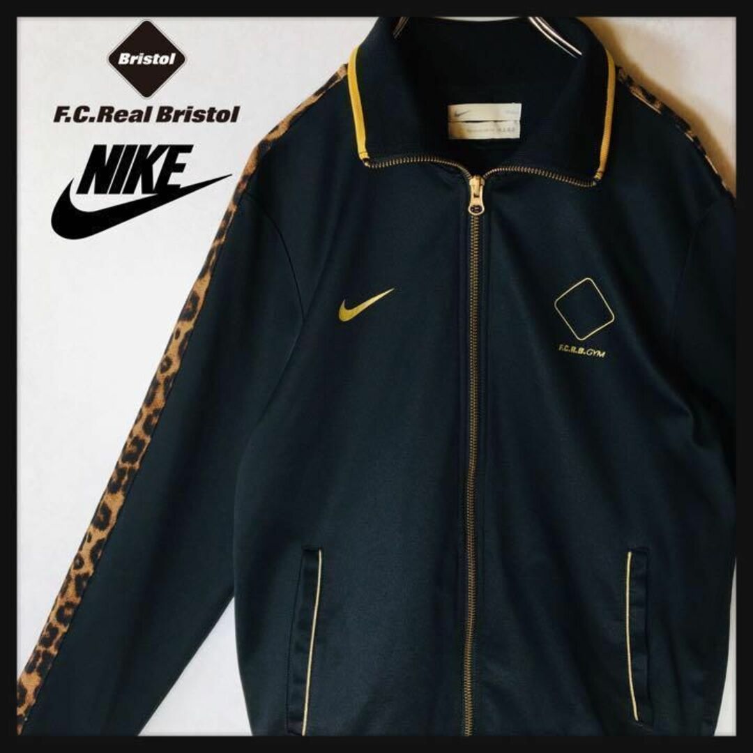 F.C.Real Bristol　NIKE　コラボ　トラックジャケット　黒　S