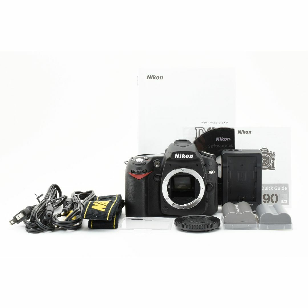 【ほぼ新品】ニコン Nikon D90 《ショット数191回》付属品