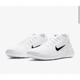 ナイキ(NIKE)のNIKE フリーラン2018 ホワイト(シューズ)