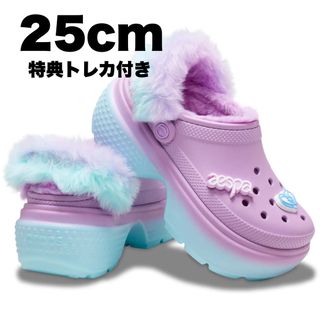 クロックス(crocs)の【新品未使用】aespa crocs クロックス 25cm 特典トレカ付き(サンダル)