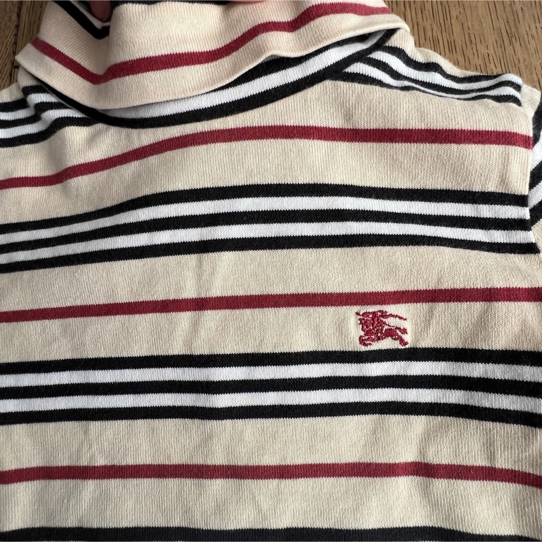 BURBERRY(バーバリー)の☆美品☆バーバリーロンドン　キッズベビー　定番　トップス　タートルネック　女の子 キッズ/ベビー/マタニティのキッズ服女の子用(90cm~)(Tシャツ/カットソー)の商品写真