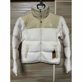 ザノースフェイス(THE NORTH FACE)のノースフェイス ハイパイル ヌプツ ジャケット ホワイト S(ダウンジャケット)